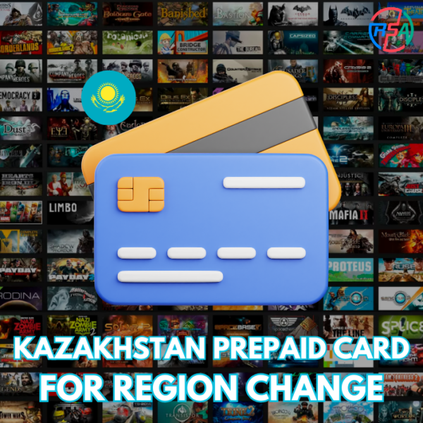 Kazakhstan Prepaid Card for Steam Region Change