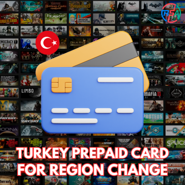 Turkey Prepaid Card for Steam Region Change